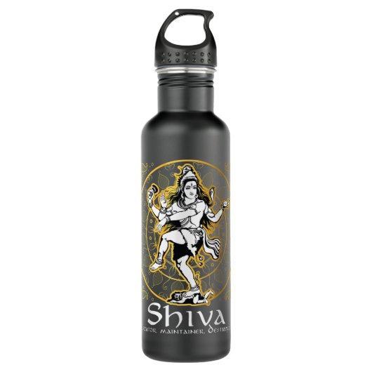 Shiva 'Creator, Maintainer, Destroyer' Hindu Gods Waterfles (Voorkant)