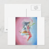 Shiva-dancingpose Briefkaart (Voorkant / Achterkant)
