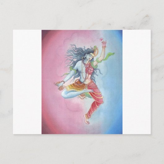 Shiva-dancingpose Briefkaart (Voorkant)