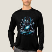 "Shiva: De Kosmische Meditatie" Tri-Blend Shirt (Voorkant volledig)