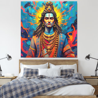 SHIVA DE VERNIETIGER-2 CANVAS AFDRUK