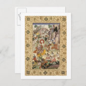 Shiva doodt de Demon Andhaka, c.1585-90 Briefkaart (Voorkant / Achterkant)