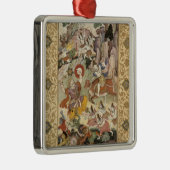 Shiva doodt de Demon Andhaka, c.1585-90 Metalen Ornament (Rechts)