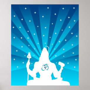 Shiva en Om - Poster