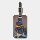 Shiva en Parvati Bagagelabel (Voorkant verticaal)