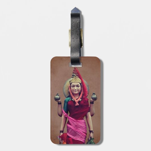 Shiva en Parvati Bagagelabel (Achterkant verticaal)