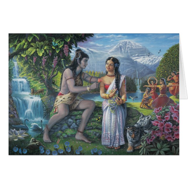Shiva en Parvati - Het alleszins kwaadaardige paar (Voorkant Horizontaal)