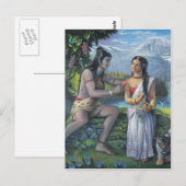 Shiva en Parvati - Het alleszins kwaadaardige paar Briefkaart (Voorkant / Achterkant)