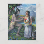 Shiva en Parvati - Het alleszins kwaadaardige paar Briefkaart (Voorkant)