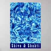 Shiva en Shakti Embrace Poster (Voorkant)