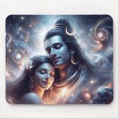 Shiva en Shakti kosmische liefde Muismat (Voorkant)