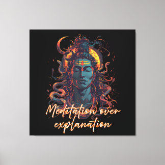 Shiva Energie, Goddelijke Kracht, Manifestatie Des Canvas Afdruk