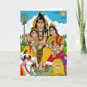 Shiva Familie Kaart
