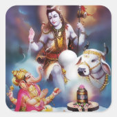 Shiva & Ganesha Stickers (Voorkant)