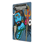 Shiva Gezicht Briefpapier Mini Klembord (Angled2)