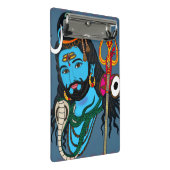 Shiva Gezicht Briefpapier Mini Klembord (Schuin)