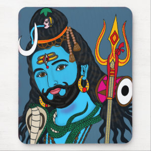 Shiva Gezicht Briefpapier Muismat