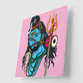 Shiva Gezicht Klok (Hoek)