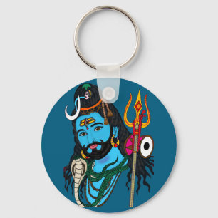 Shiva-gezichtssleutelhanger Sleutelhanger