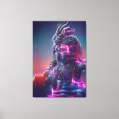 Shiva God India Canvas Afdruk (Voorkant)