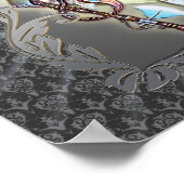 Shiva - Grijze magische zee - Poster (Hoek)