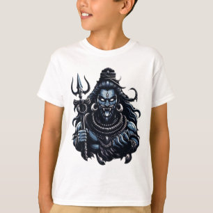 Shiva: het Storm van verwoesting en macht T-shirt