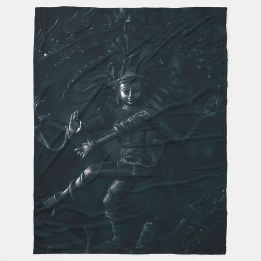 Shiva: Hindoe God van de Vernietiging Fleece Deken (Voorkant)