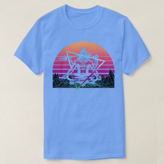 Shiva hindu god ancient hindu mythology the Destro T-shirt (Design voorkant)