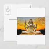 SHIVA HINDU GOD BRIEFKAART (Voorkant / Achterkant)