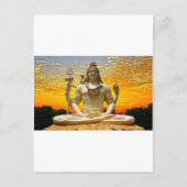 SHIVA HINDU GOD BRIEFKAART (Voorkant)