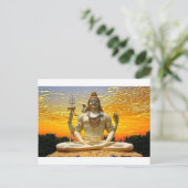 SHIVA HINDU GOD BRIEFKAART (Staand voorkant)