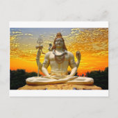 SHIVA HINDU GOD BRIEFKAART (Voorkant)