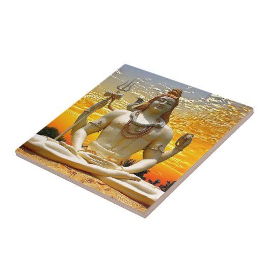 SHIVA HINDU GOD TEGELTJE (Zijkant)