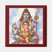 Shiva, Hindu Night Magneet (Voorkant)