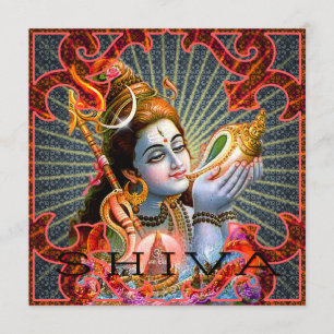 SHIVA-kaart, begroeting, uitnodiging