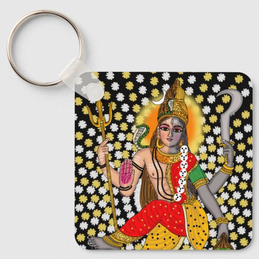 Shiva Kali Sleutelhanger (Voorkant)