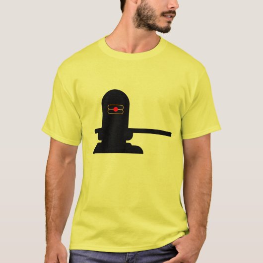 SHIVA LINGAM UNIEK DESIGN LOGO TSHIRT OM MODE (Voorkant)