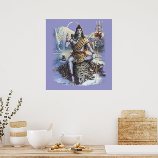 Shiva Mahadev - kunstdrukwerk Poster (Keuken)
