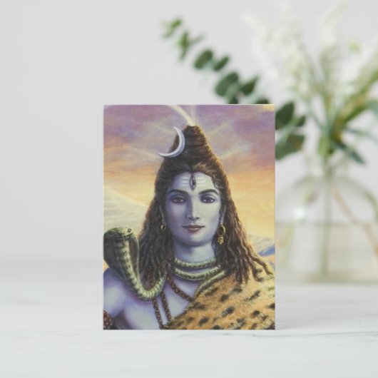 Shiva Mahadeva Briefkaart (Staand voorkant)