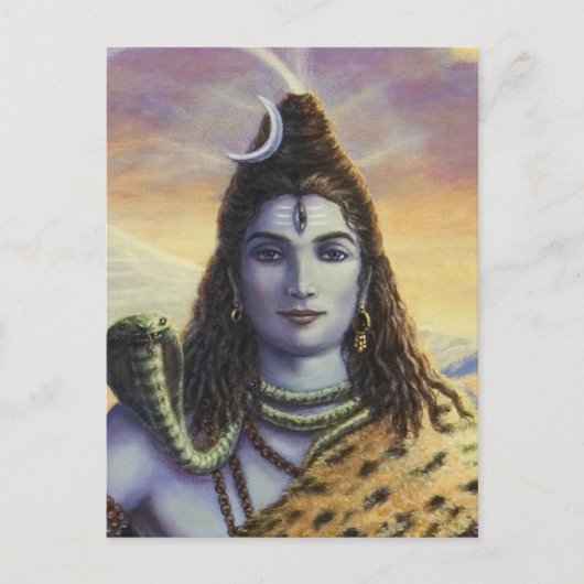 Shiva Mahadeva Briefkaart (Voorkant)