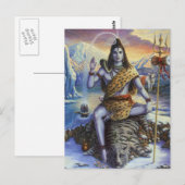 Shiva Mahadeva Briefkaart (Voorkant / Achterkant)
