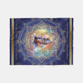 Shiva Mahamrityunjaya - Gezondheid, vrede en voors Fleece Deken (Voorkant (Horizontaal))