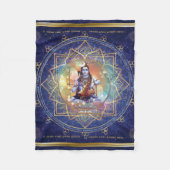 Shiva Mahamrityunjaya - Gezondheid, vrede en voors Fleece Deken (Voorkant)