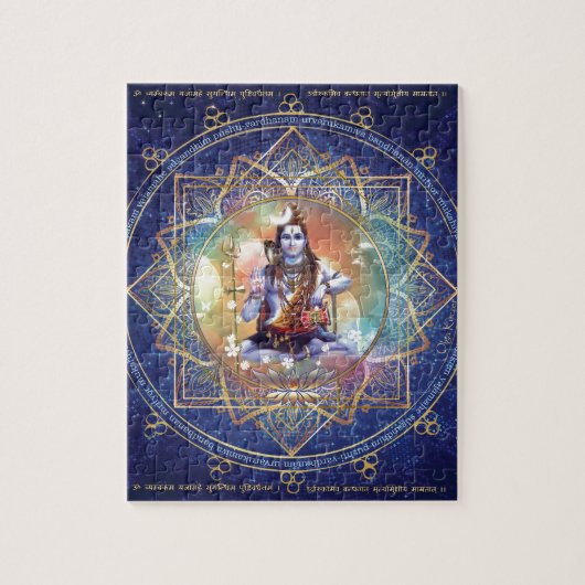 Shiva Mahamrityunjaya - Karma zuivering Legpuzzel (Verticaal)