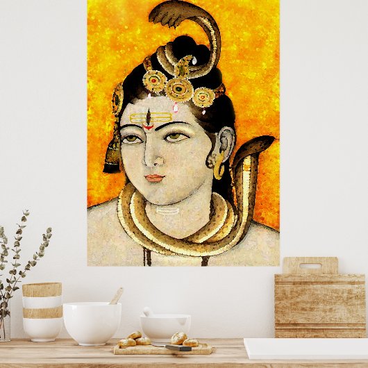 Shiva/Mahesh Poster (Keuken)
