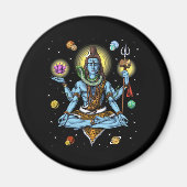 Shiva Meditation Magneet (Voorkant)