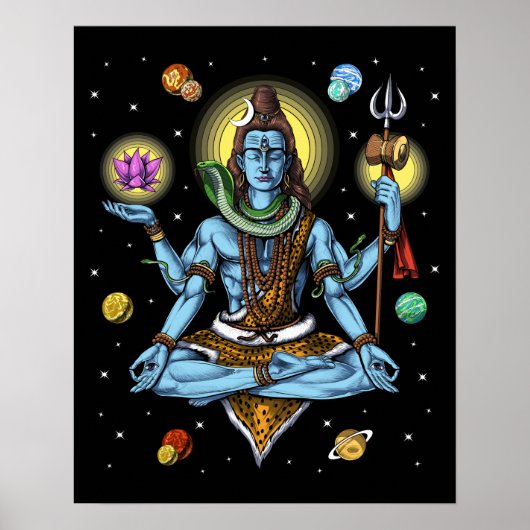 Shiva Meditation Poster (Voorkant)