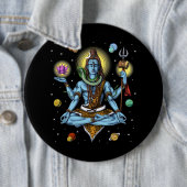 Shiva Meditation Ronde Button 6,0 Cm (In situ)