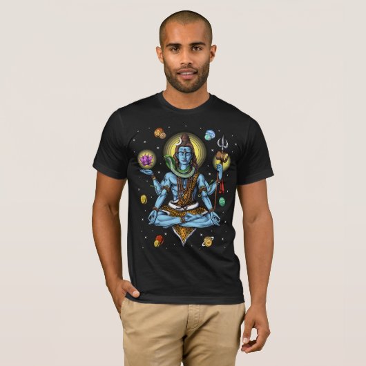 Shiva Meditation T-shirt (Voorkant volledig)