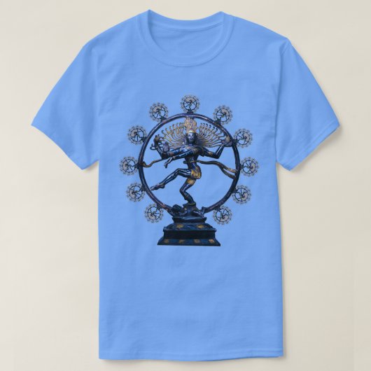 Shiva Nataraj Lord of Dance een feitelijk kader T-shirt (Design voorkant)